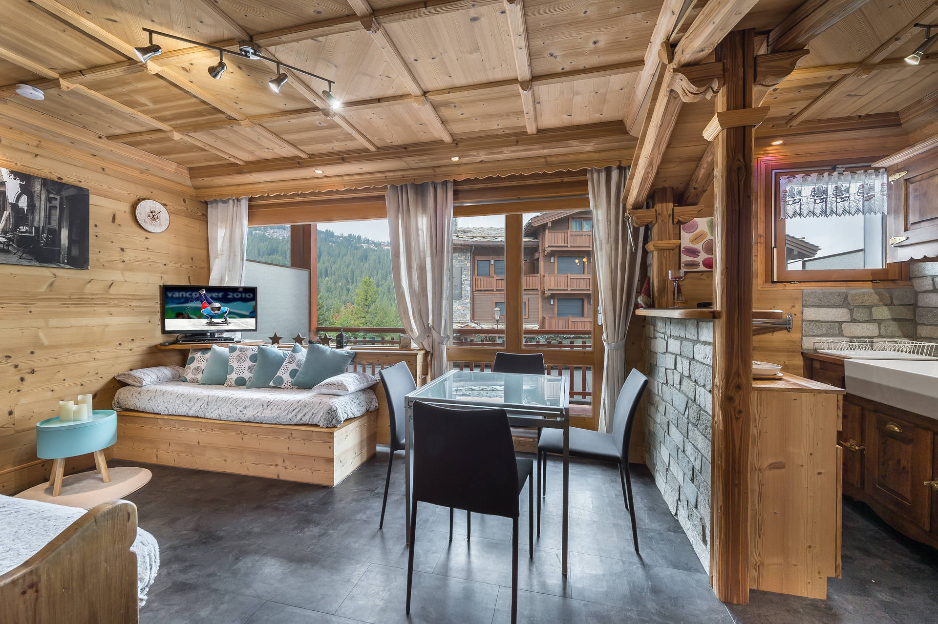 Studio 5 Persons 2 Flocons RE001A - RESIDENCE 1650 - Courchevel 1650