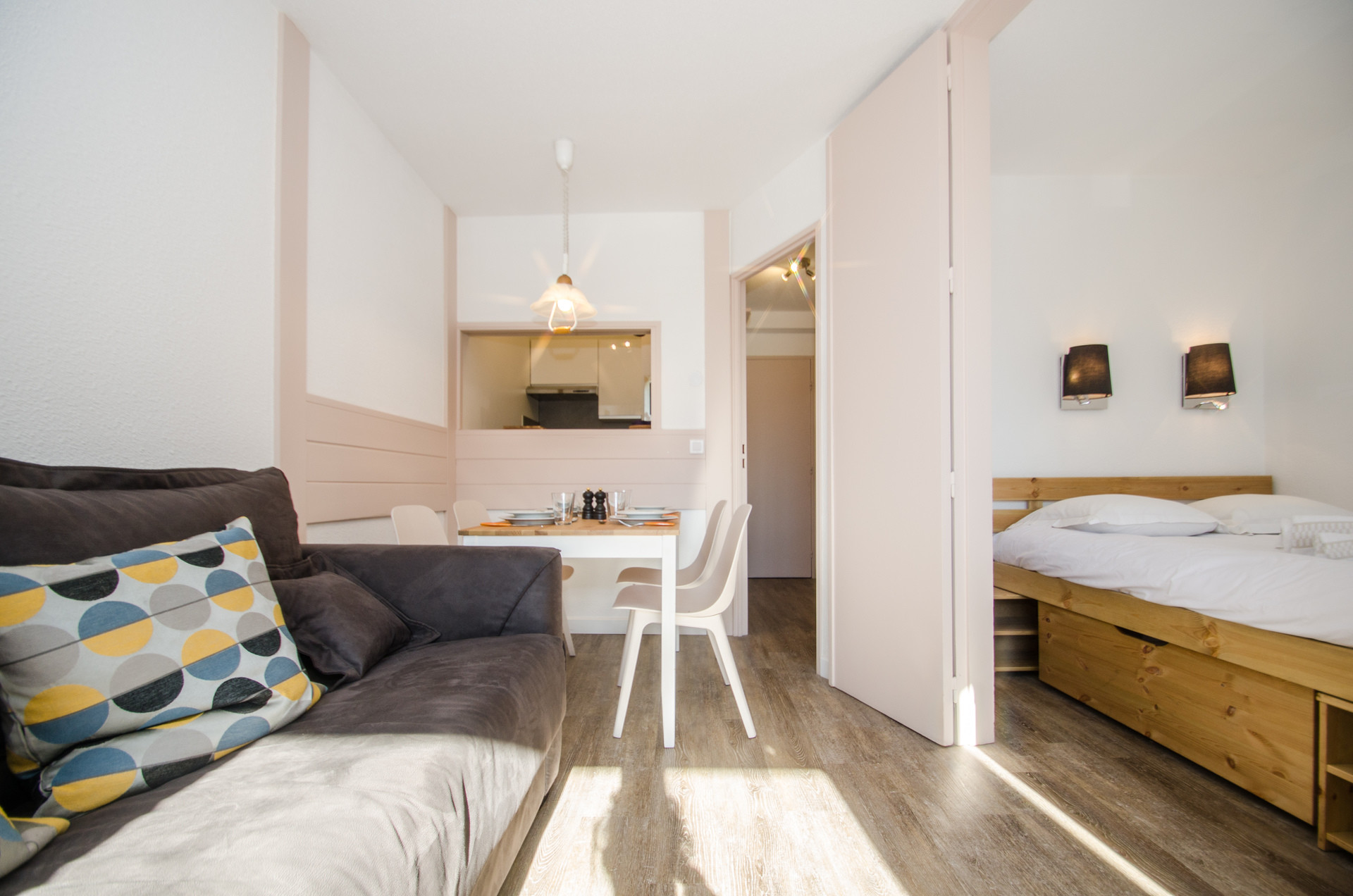2 rooms (1 bedroom) - Residence CHAMOIS BLANC - ref INDIA - 1