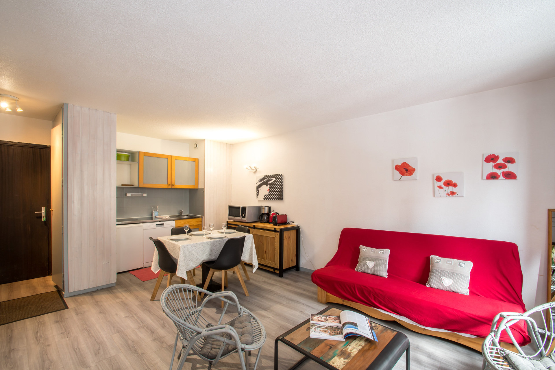 2 rooms (1 bedroom) - Residence TRIOLET - ref TREFLE - 3
