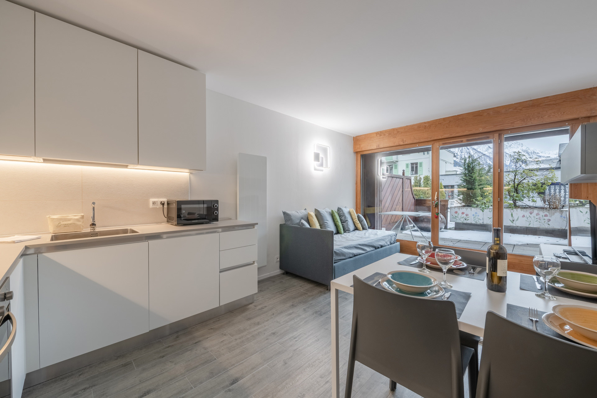 3 rooms (2 bedrooms) - Residence LE MORGANE - ref DOLOMITES - 2