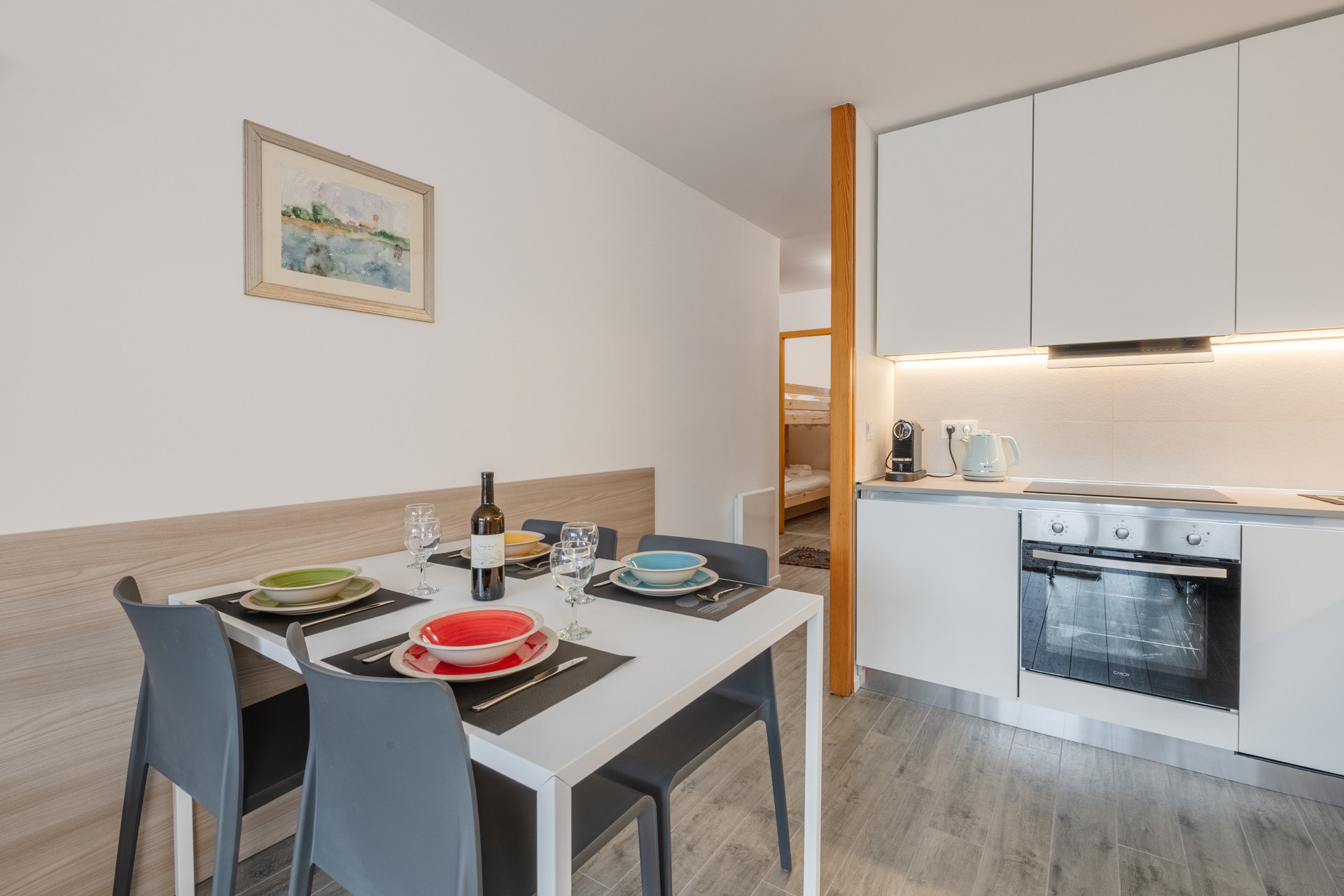 3 rooms (2 bedrooms) - Residence LE MORGANE - ref DOLOMITES - 4