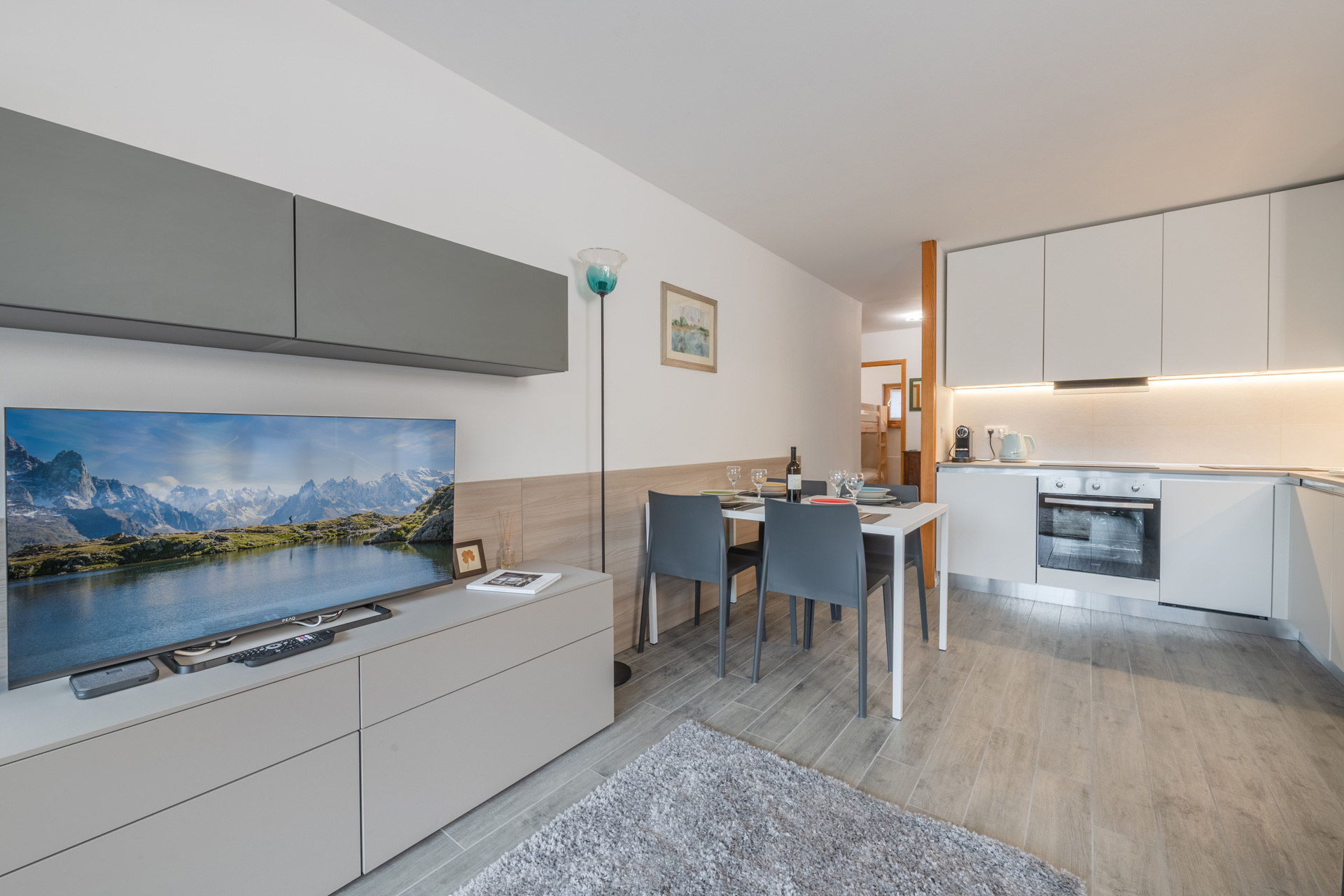 3 rooms (2 bedrooms) - Residence LE MORGANE - ref DOLOMITES - 5