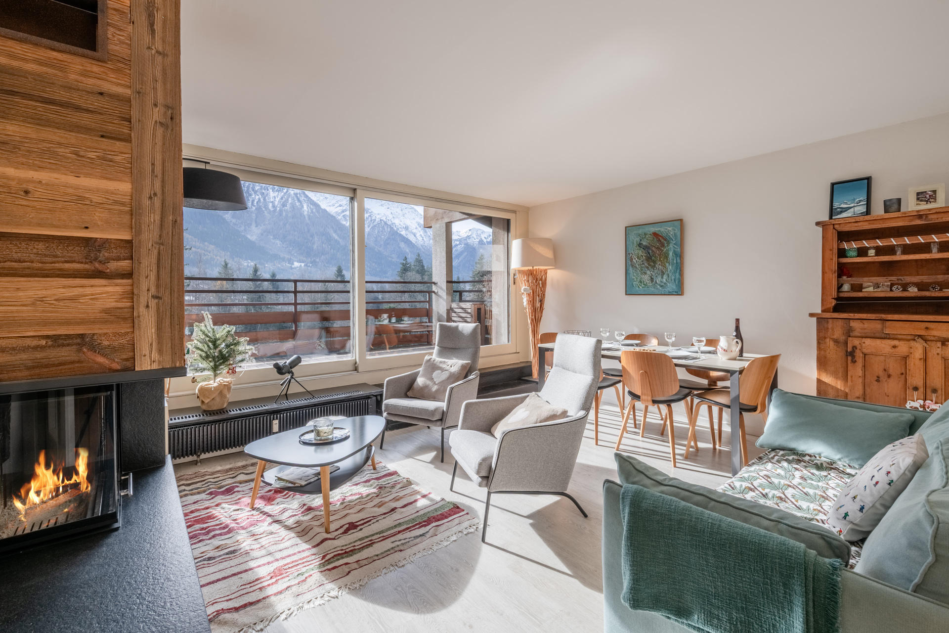 3 rooms (2 bedrooms) - Residence CRISTAL DES GLACES - ref LELAC - 1