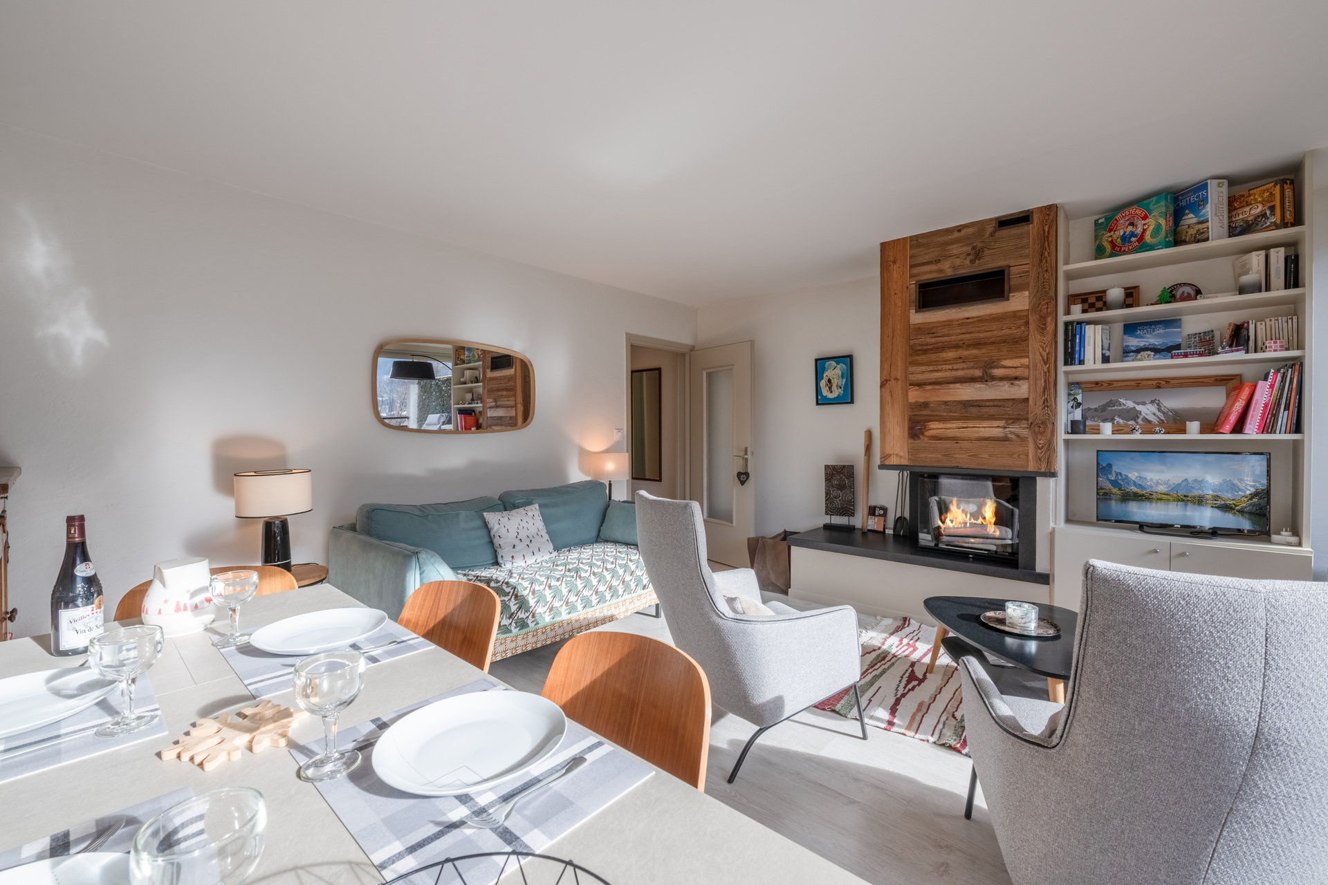 3 rooms (2 bedrooms) - Residence CRISTAL DES GLACES - ref LELAC - 3